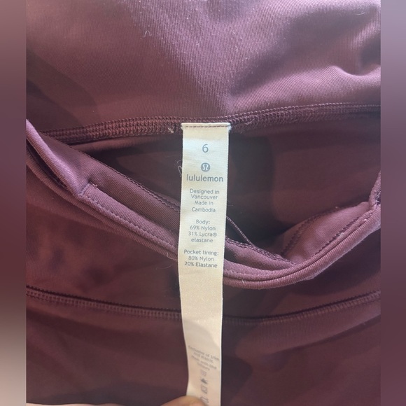 LULULEMON | speed up tight | size 6 - Picture 6 of 7